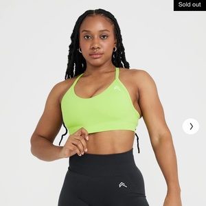 Mid coverage sports bra